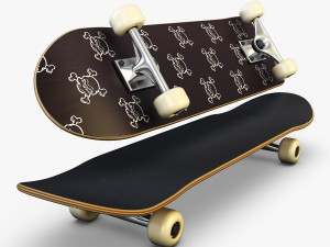 skateboard v 4 3D Model