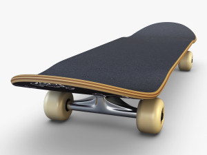 skateboard v 4 Model 3D