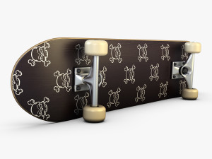 skateboard v 4 Model 3D