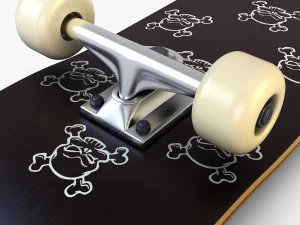 skateboard v 4 3D Model