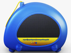 kids radio toy 3D Model