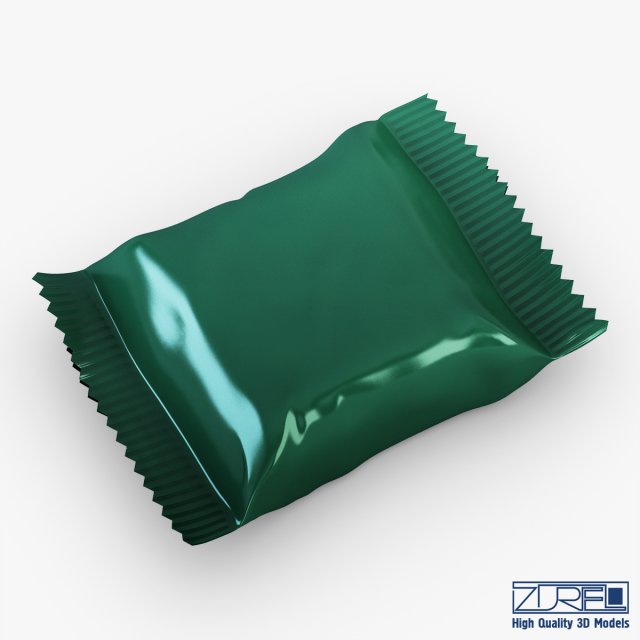 candy wrapper v 6 3Dモデル .c4d .max .obj .3ds .fbx .stl .blend 