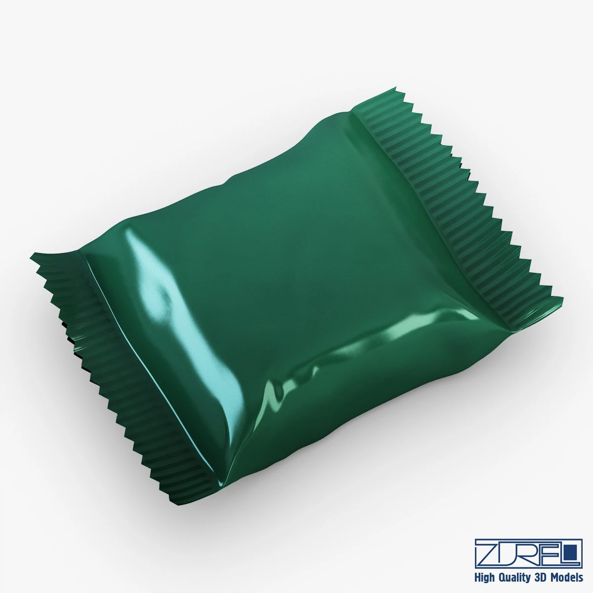 candy wrapper v 6 3D Model .c4d .max .obj .3ds .fbx .stl .blend 