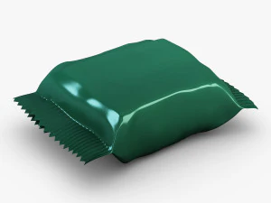 candy wrapper v 6 3D Model