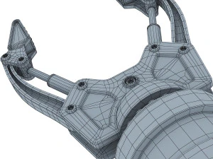 hydraulic grab v 1 3D Model
