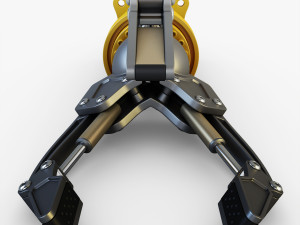 hydraulic grab v 2 3D 模型