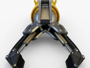hydraulic grab v 2 3D Model