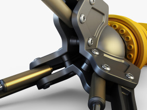 hydraulic grab v 2 3D 模型