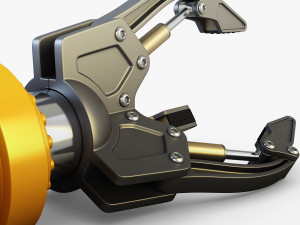 hydraulic grab v 2 3D 模型