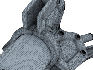 hydraulic grab v 2 3D 模型