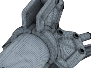hydraulic grab v 2 3D Model