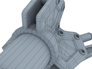 hydraulic grab v 2 3D 模型