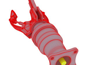 hydraulic grab v 2 3D 模型