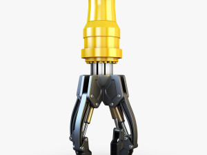 hydraulic grab v 3 3D मॉडल