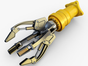 hydraulic grab v 3 3D मॉडल