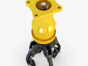 hydraulic grab v 3 3D मॉडल