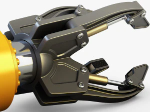 hydraulic grab v 3 3D Model