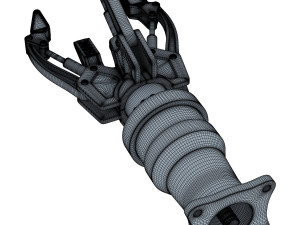 hydraulic grab v 3 3D मॉडल