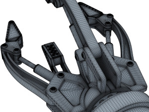 hydraulic grab v 3 3D मॉडल