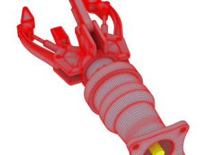 hydraulic grab v 3 3D Model