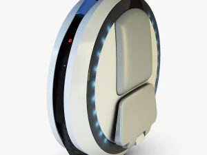 ninebot one white 3D Model