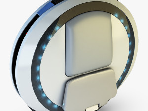 ninebot one white Modelo 3D