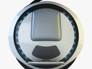 ninebot one white Modelo 3D