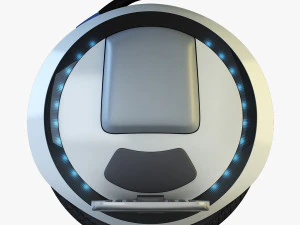 ninebot one white 3D Model