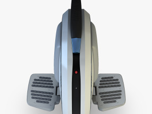 ninebot one white Modelo 3D