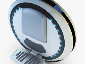 ninebot one white Modelo 3D