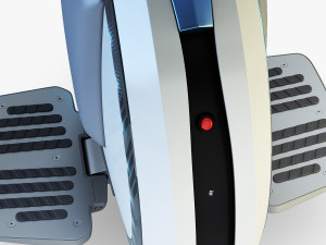 ninebot one white Modelo 3D