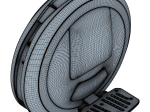 ninebot one white 3D Model