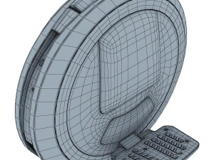 ninebot one white 3D Model