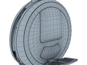 ninebot one white 3D Model