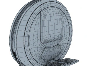 ninebot one white 3D Model