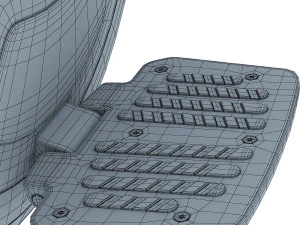 ninebot one white 3D Model