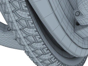 ninebot one white 3D Model