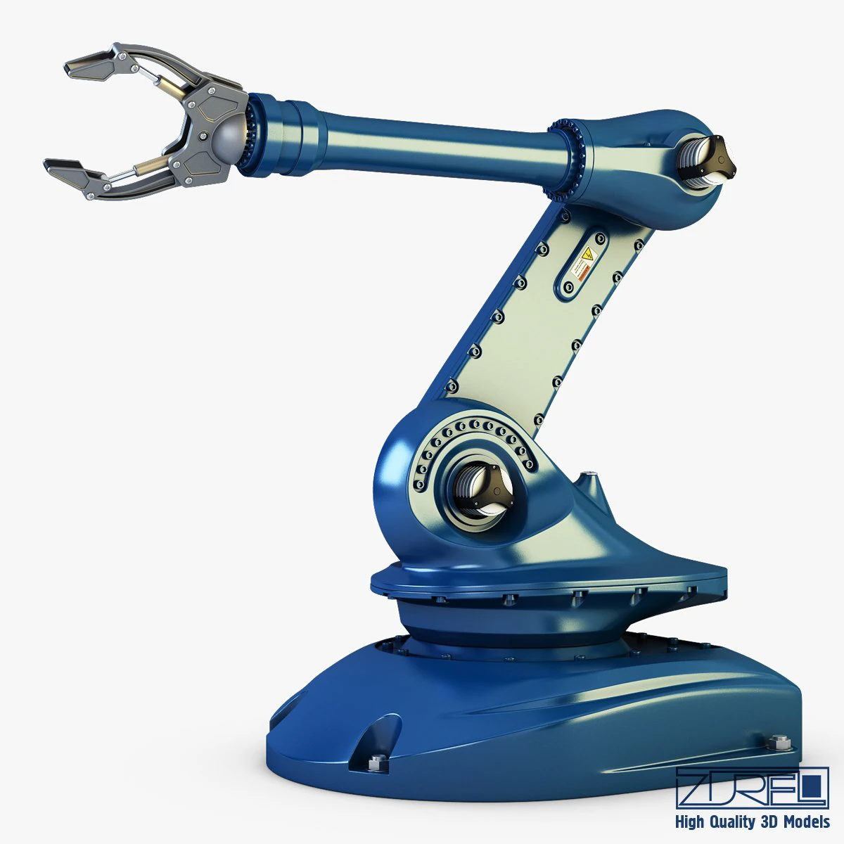 robot industriale v2 Modello 3D .c4d .max .obj .3ds .fbx .stl .blend 