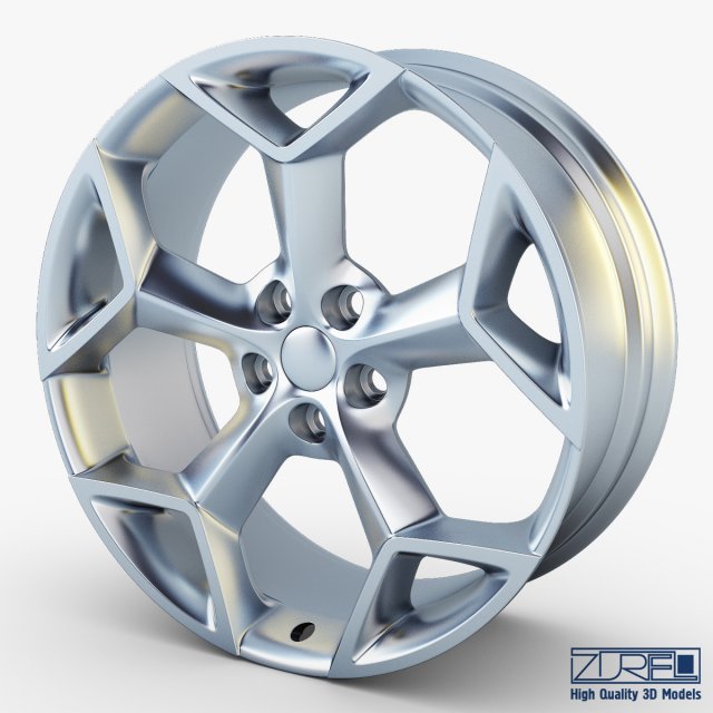 mondeo y spoke 19 alloy wheel Modelo 3D .c4d .max .obj .3ds .fbx .stl .blend 