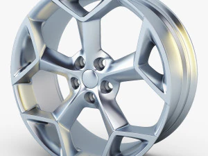 Cerchio in lega mondeo a raggi 19 Modello 3D