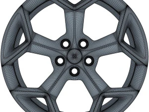 mondeo y spoke 19 alloy wheel 3D Model