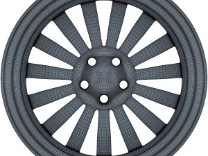 mondeo spoke 17 alloy wheel 3D Model