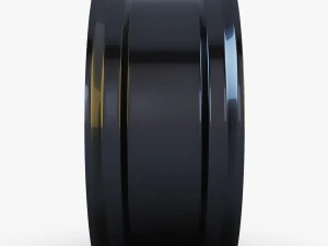 taurus sho 20 machined wheel black v 1 3D Model