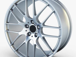 stile 359m ruota argento medio poly Modello 3D