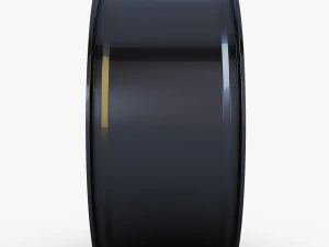 style 359m wheel black mid poly 3D Model
