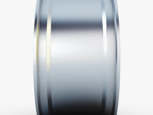 style 215 wheel silver mid poly 3D-Modell