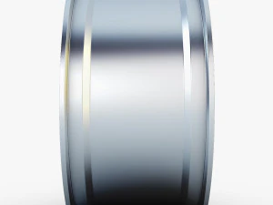style 215 wheel silver mid poly 3D Model