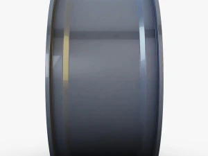 style 215 wheel ferric gray mid poly 3D Model