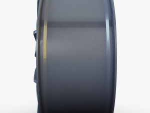 style 332 wheel ferric gray mid poly 3D Model