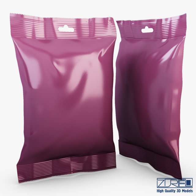 food packaging v 15 3D Model .c4d .max .obj .3ds .fbx .stl .blend 